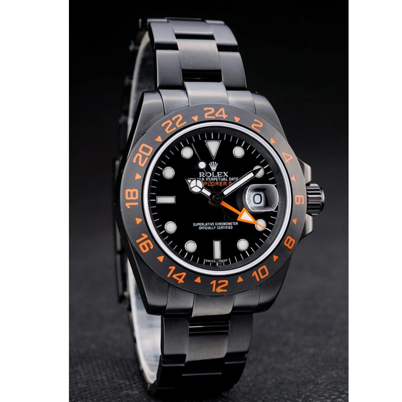 Good Copy Rolex Watches Black Explorer Dial Black Watch Rolex Bezel Ceramic 0724